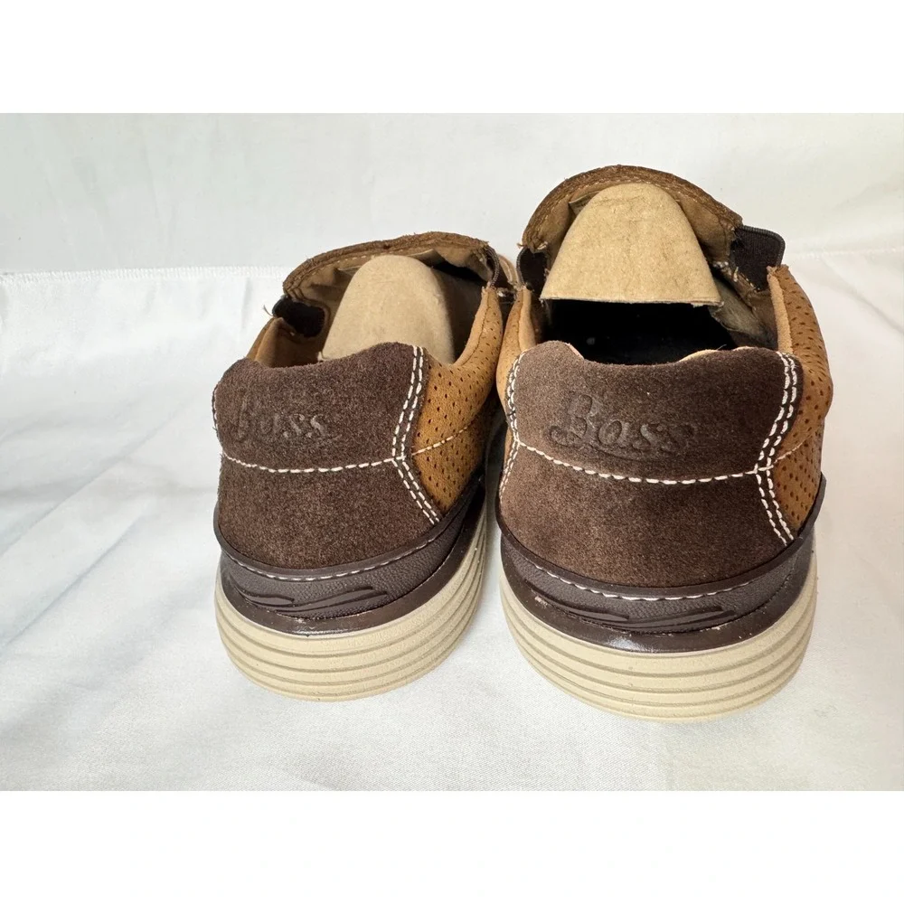 G.H. Bass Stride‎ Propel Lite Otto Suede Slip On Comfort Shoes Mens 7.5 M Camel